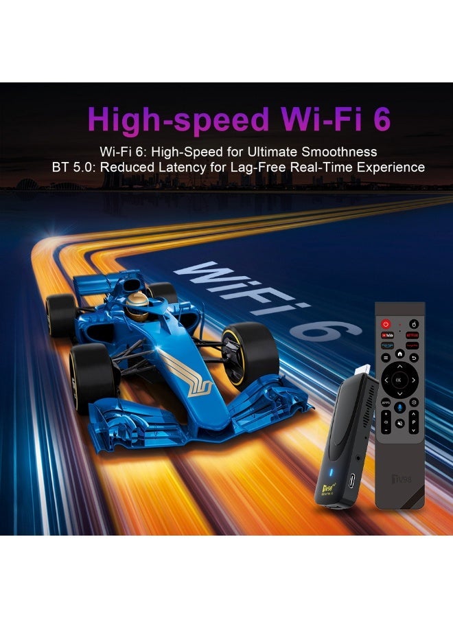 SYXUMLKLS 8K Ultra HD Smart TV Stick, HDR Streaming Device, Google Assistant Voice Control, Chromecast Built-In - Image 2